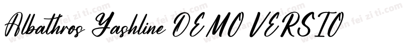 Albathros Yashline DEMO VERSION It字体转换
